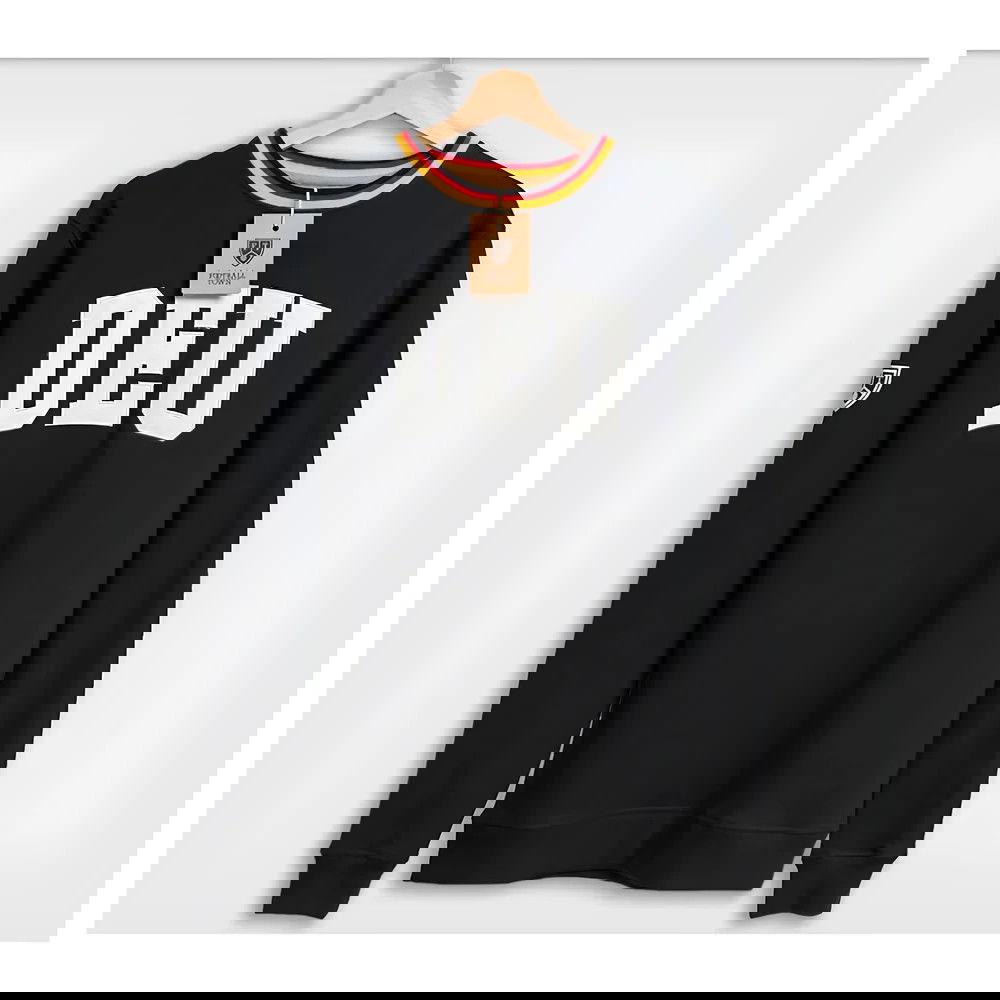 Germany Retro Football Sweatshirt (Black) Germany Retro Football Sweatshirt (Black)