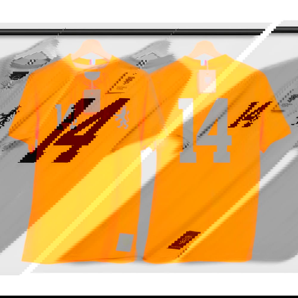 Holland Retro Shirt with Laces De Leeuw Holland Retro Shirt with Laces De Leeuw