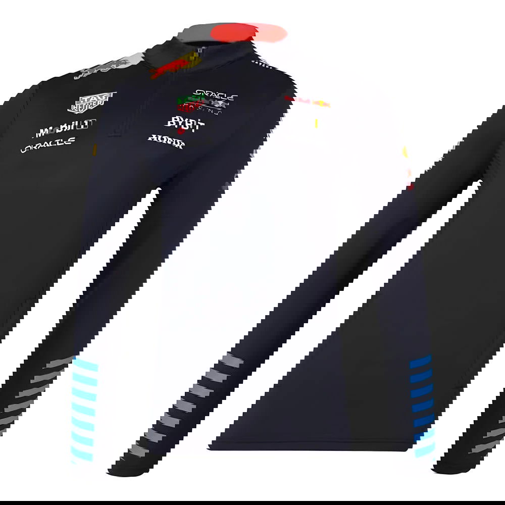 2024 Red Bull Racing Team 1/4 Zip Midlayer - Night Sky 2024 Red Bull Racing Team 1/4 Zip Midlayer - Night Sky