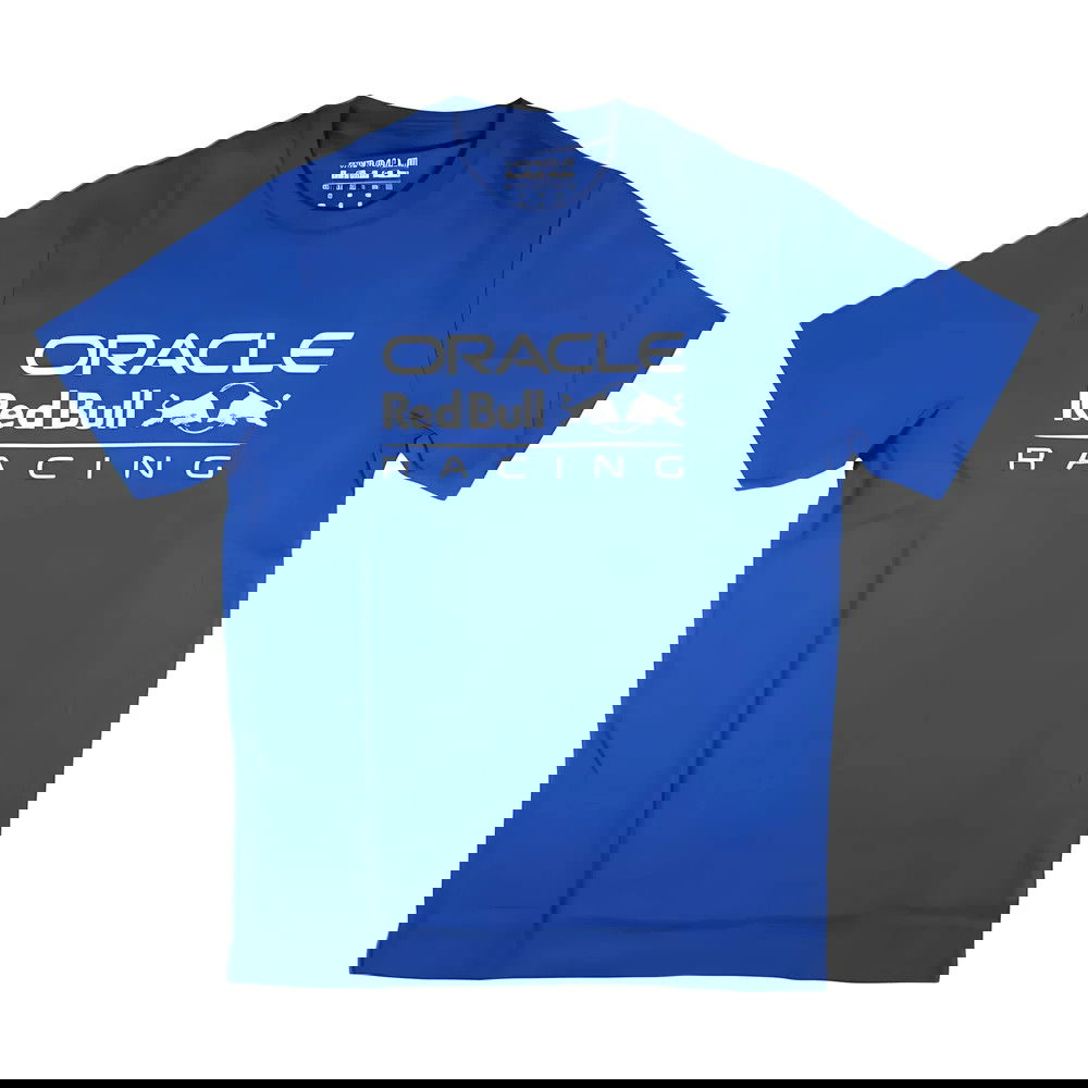 2024 Red Bull Racing Large Front Logo T-Shirt (Blue) 2024 Red Bull Racing Large Front Logo T-Shirt (Blue)