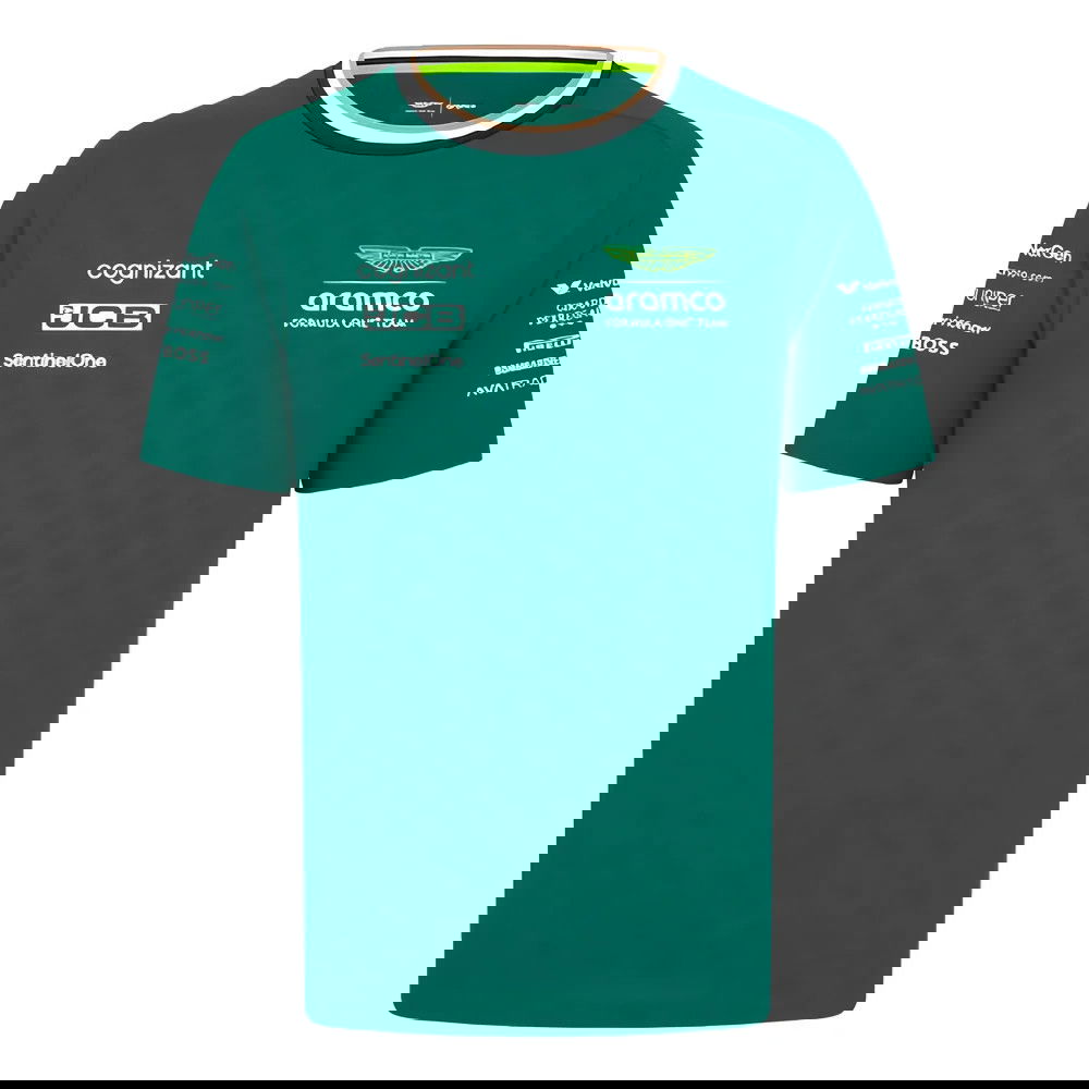 2024 Aston Martin Team T-Shirt (Green) - Kids 2024 Aston Martin Team T-Shirt (Green) - Kids