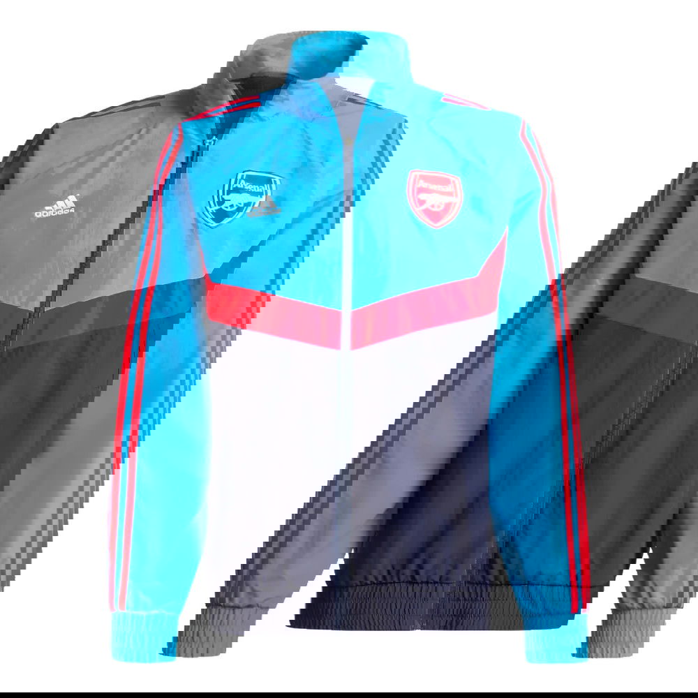2023-2024 Arsenal Woven Track Top (Blue) 2023-2024 Arsenal Woven Track Top (Blue)