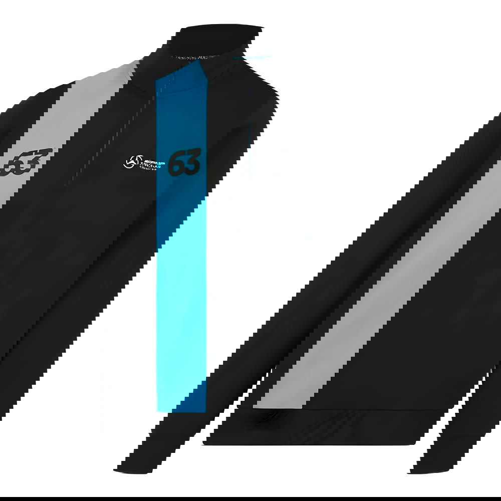 2024 Mercedes George Russell 1/4 Zip Sweatshirt (Black) 2024 Mercedes George Russell 1/4 Zip Sweatshirt (Black)