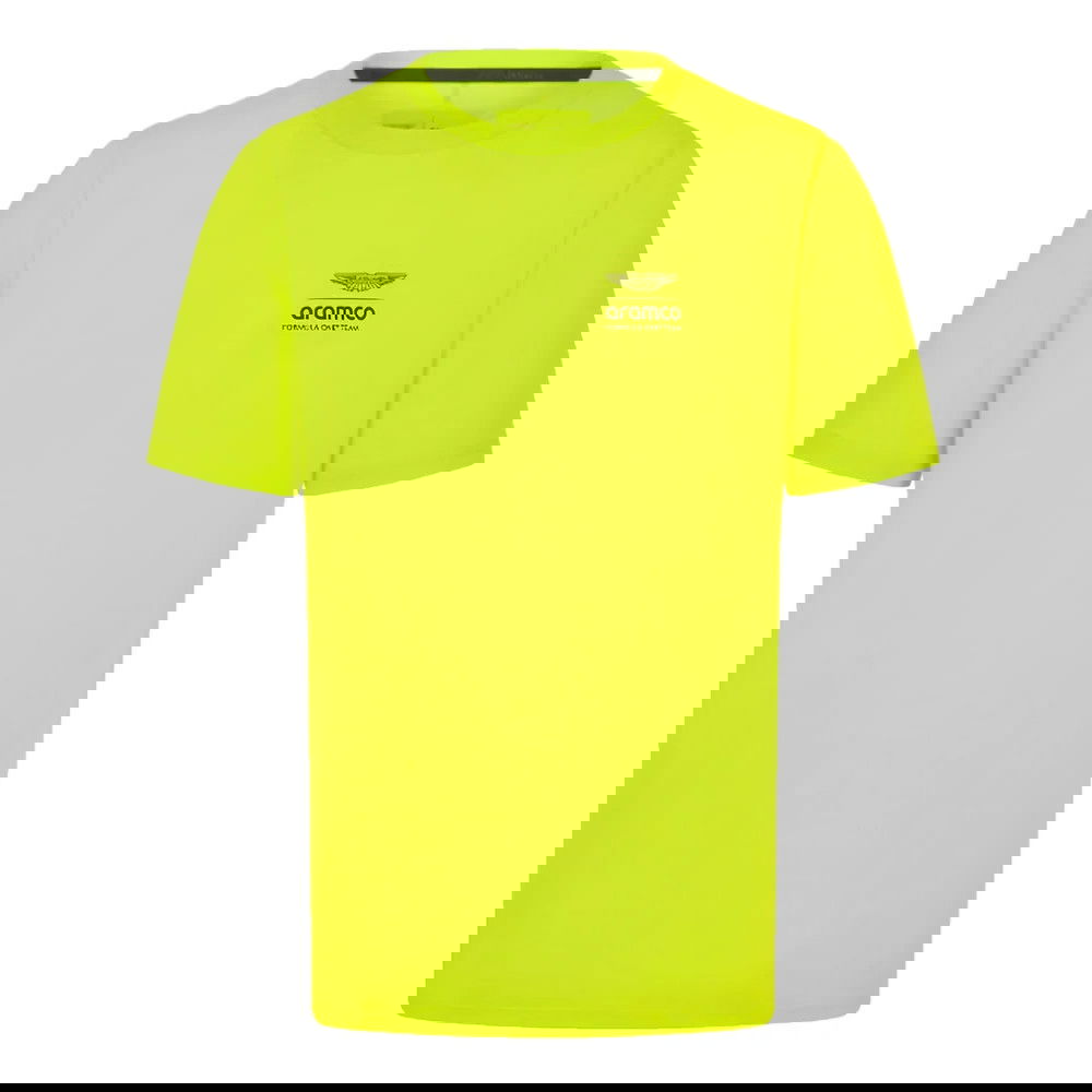 2024 Aston Martin Lifestyle Printed T-shirt (Lime) 2024 Aston Martin Lifestyle Printed T-shirt (Lime)