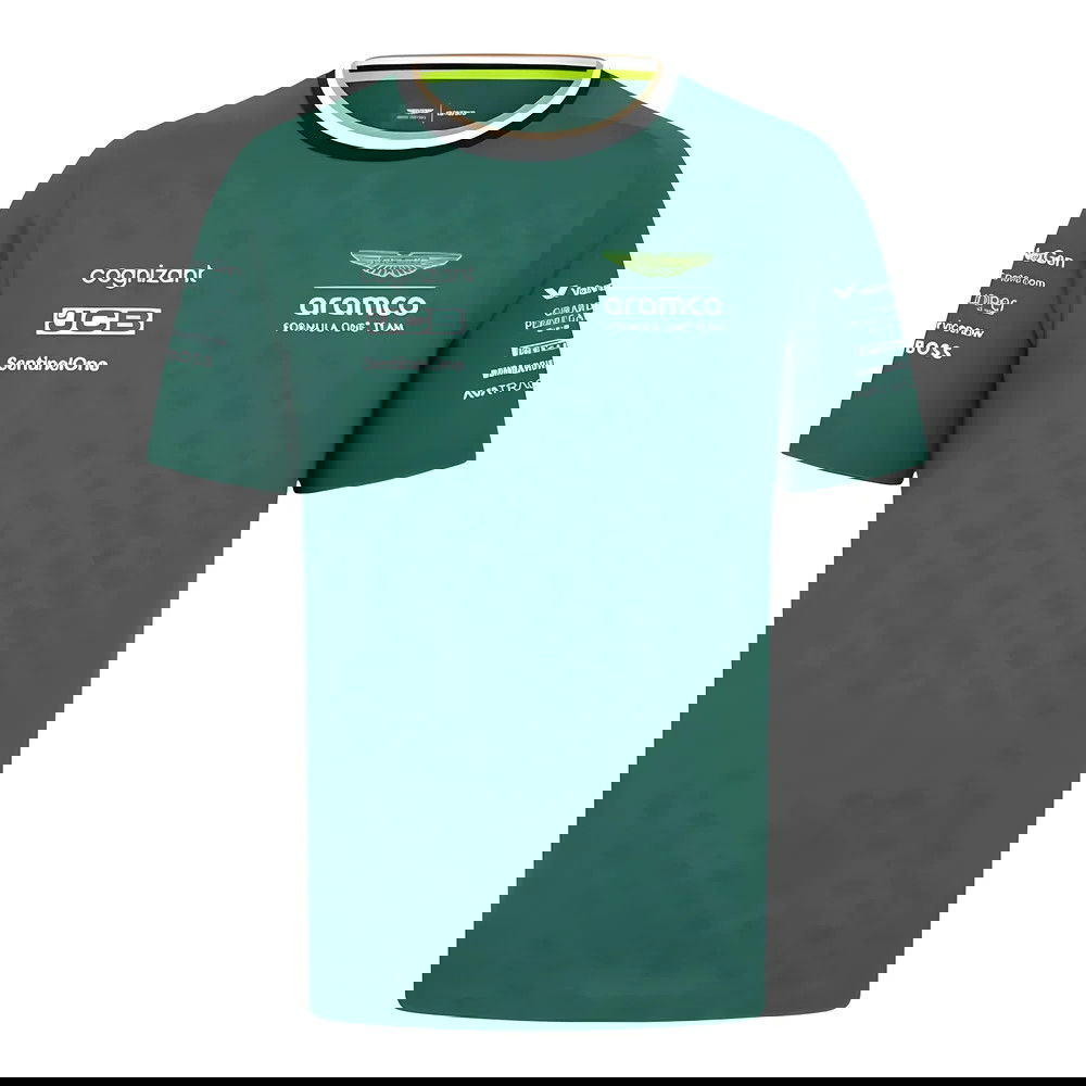 2024 Aston Martin Fernando Alonso Team T-Shirt (Green) 2024 Aston Martin Fernando Alonso Team T-Shirt (Green)