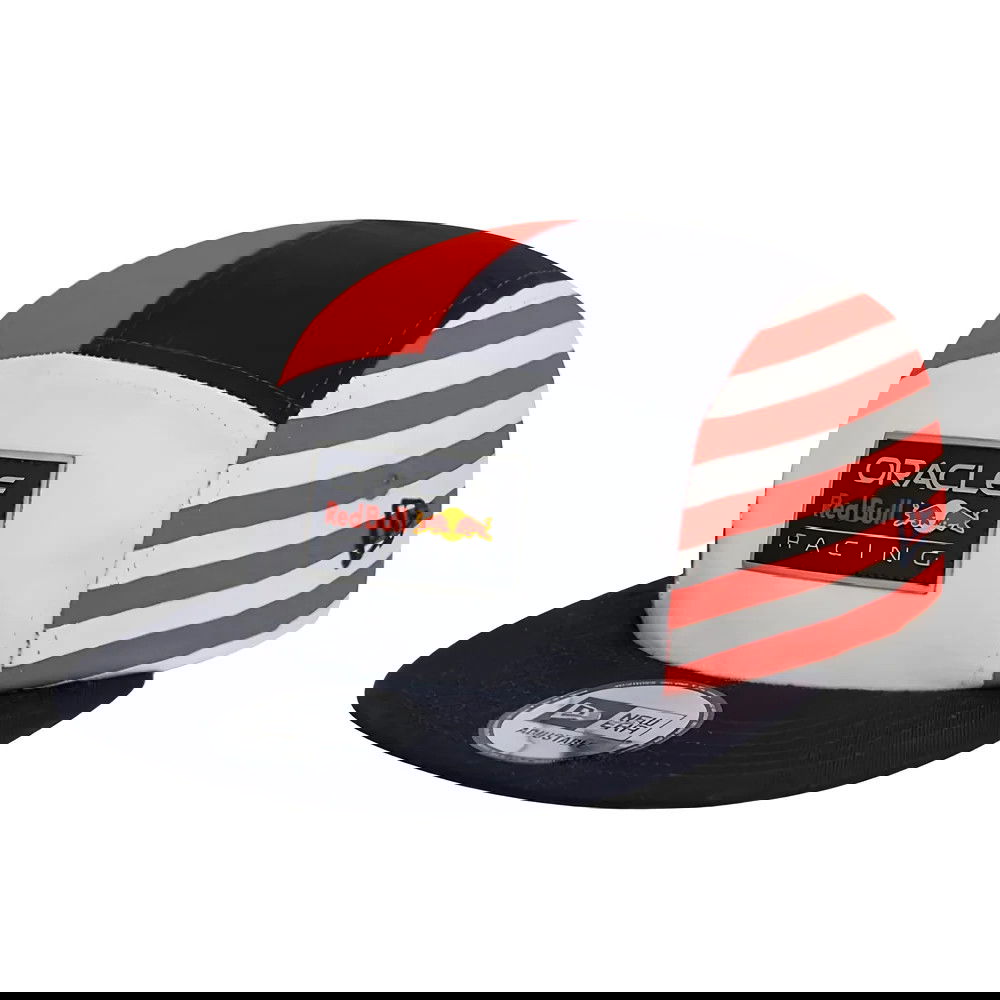 2024 Red Bull Racing Miami USA Race Special White Camper Cap 2024 Red Bull Racing Miami USA Race Special White Camper Cap