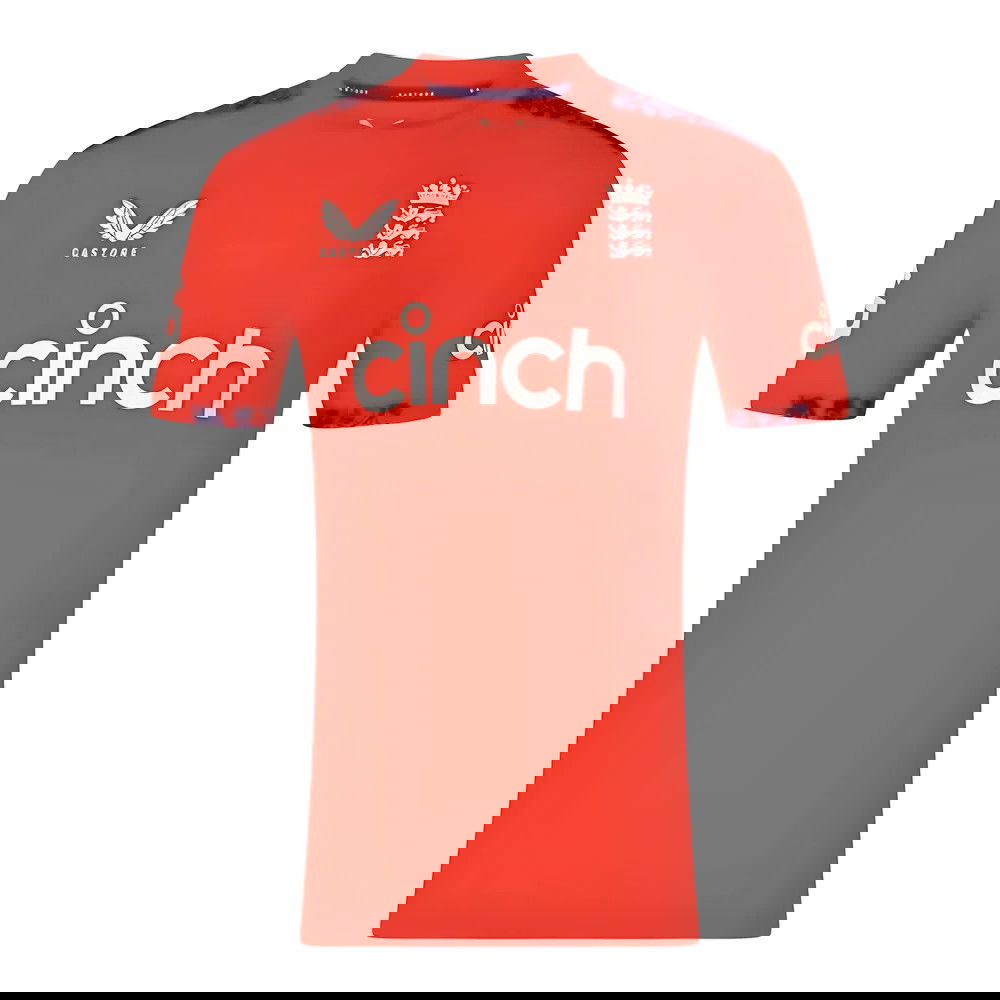 2024 England Cricket T20 Replica Short Sleeve Tee 2024 England Cricket T20 Replica Short Sleeve Tee