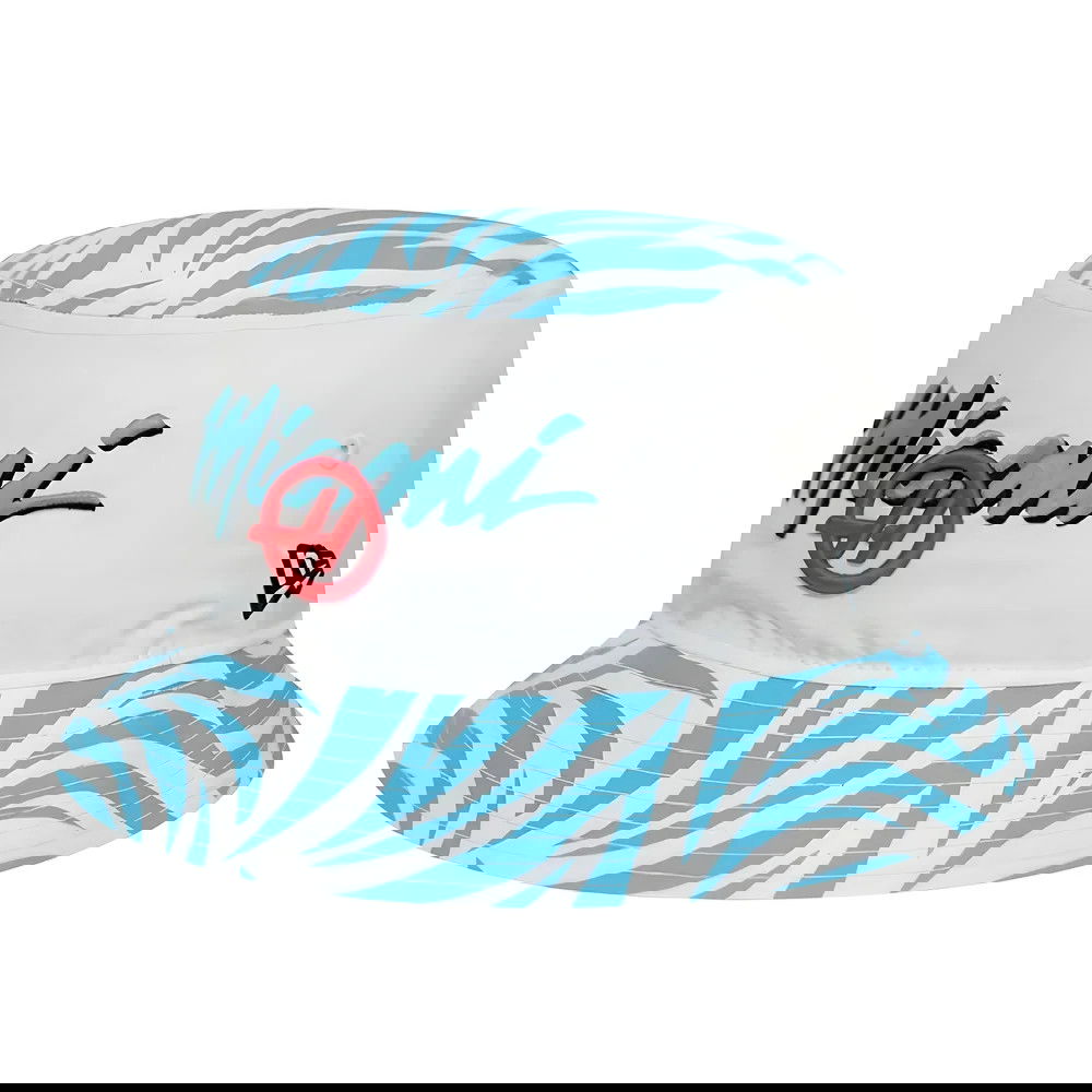 2024 Haas Miami Zebra Bucket Hat (White) - Medium 2024 Haas Miami Zebra Bucket Hat (White) - Medium