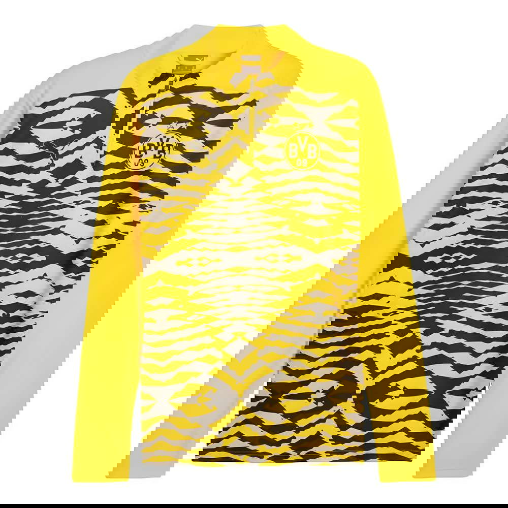 2024-2025 Borussia Dortmund Prematch 1/4 Zip Top (Yellow) 2024-2025 Borussia Dortmund Prematch 1/4 Zip Top (Yellow)