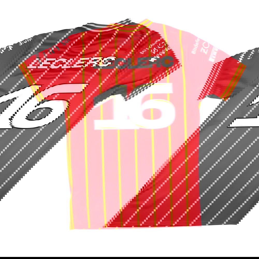 2024 Ferrari Team Soccer Jersey - Charles Leclerc 2024 Ferrari Team Soccer Jersey - Charles Leclerc