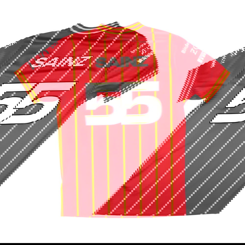 2024 Ferrari Team Soccer Jersey - Carlos Sainz Jr 2024 Ferrari Team Soccer Jersey - Carlos Sainz Jr