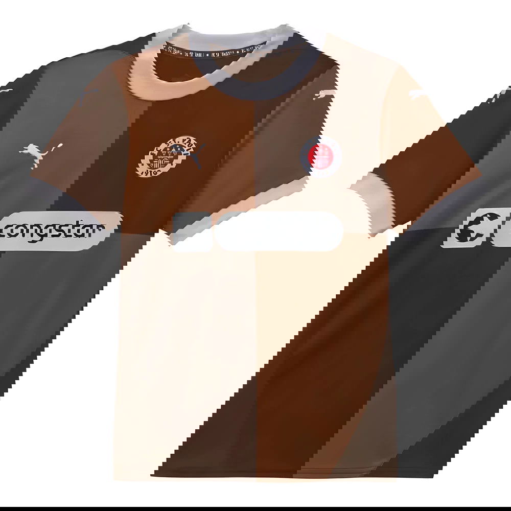 2024-2025 St Pauli Home Shirt (Kids) 2024-2025 St Pauli Home Shirt (Kids)