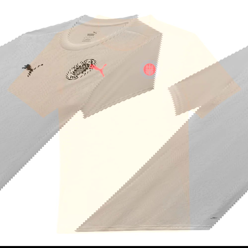 2024-2025 St Pauli Training Shirt (Sugared Almond) 2024-2025 St Pauli Training Shirt (Sugared Almond)