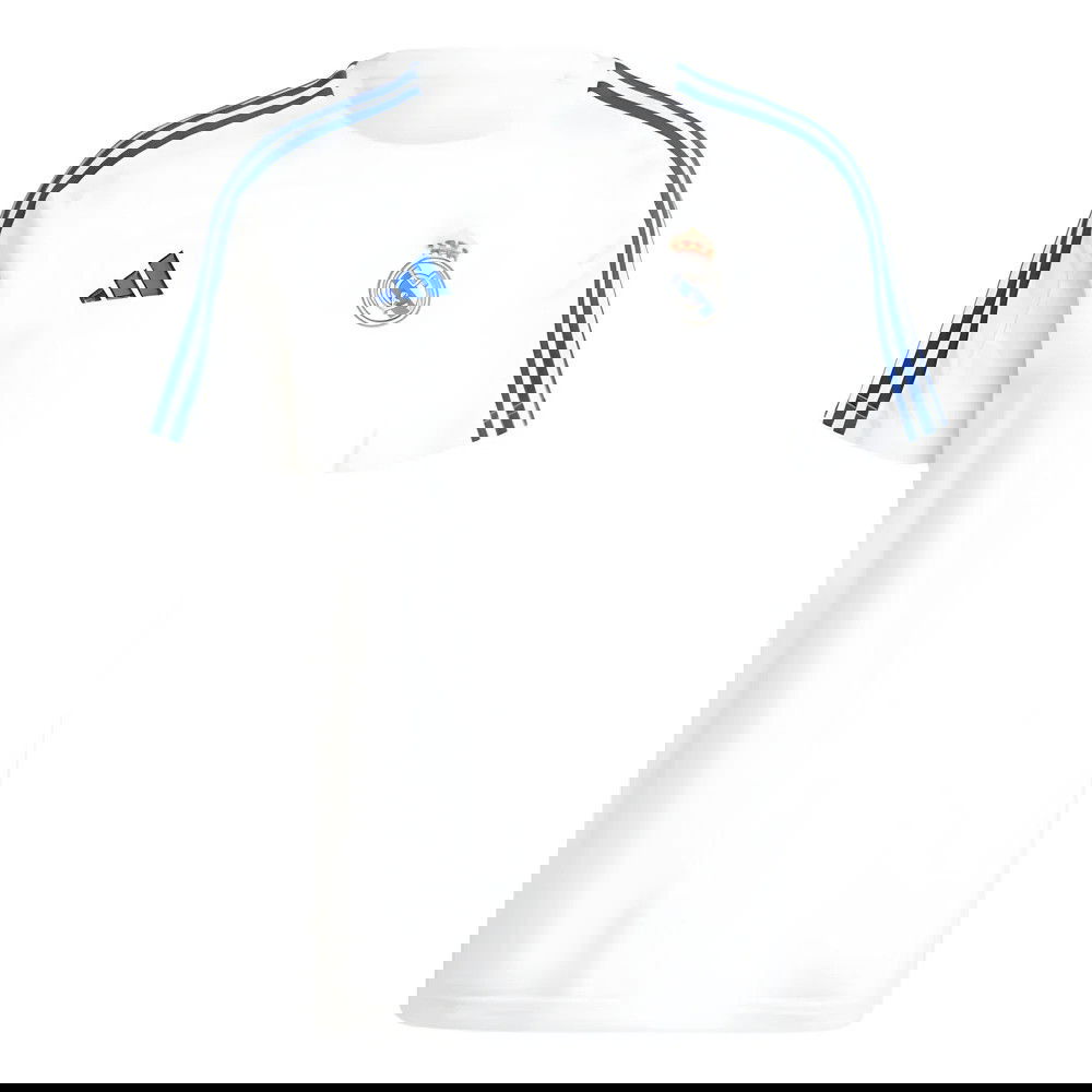 2024-2025 Real Madrid DNA Tee (White) 2024-2025 Real Madrid DNA Tee (White)