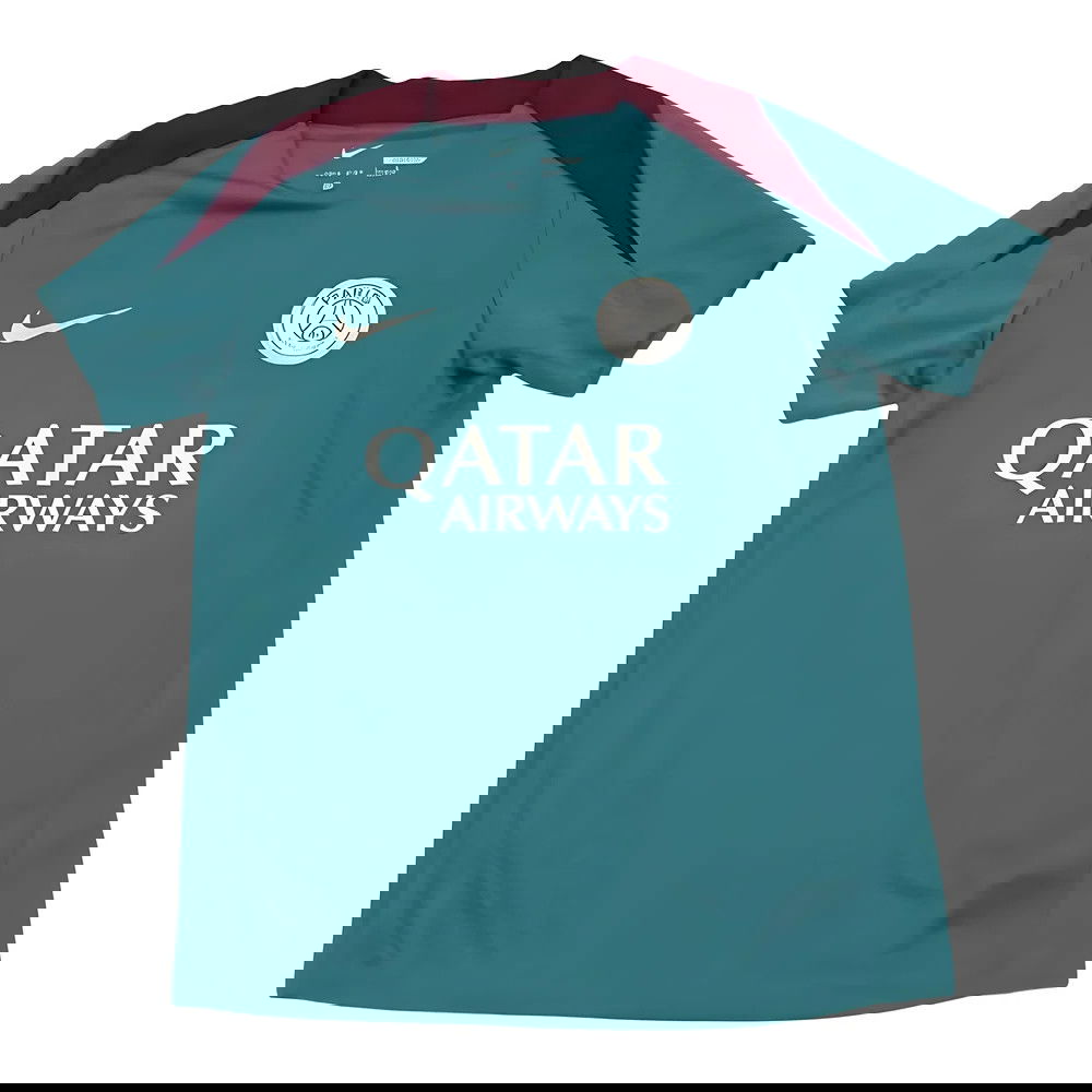 2024-2025 PSG Strike Dri-Fit Training Shirt (Teal) - Kids 2024-2025 PSG Strike Dri-Fit Training Shirt (Teal) - Kids