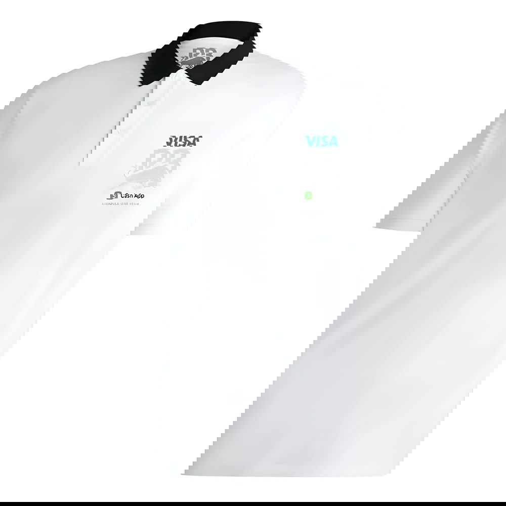 2024 Visa Cash App RB Essential Polo (White) 2024 Visa Cash App RB Essential Polo (White)