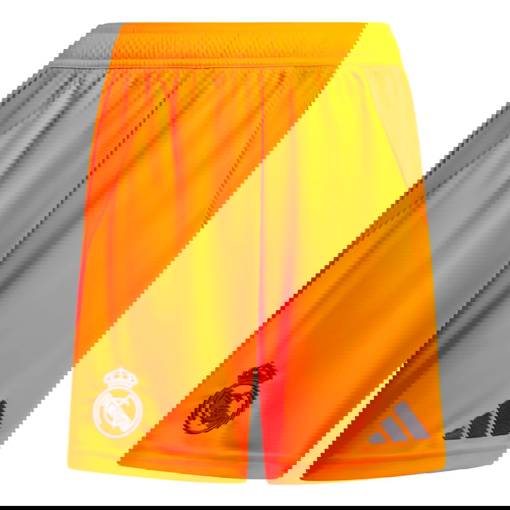 2024-2025 Real Madrid Away Shorts (Orange) - Kids 2024-2025 Real Madrid Away Shorts (Orange) - Kids