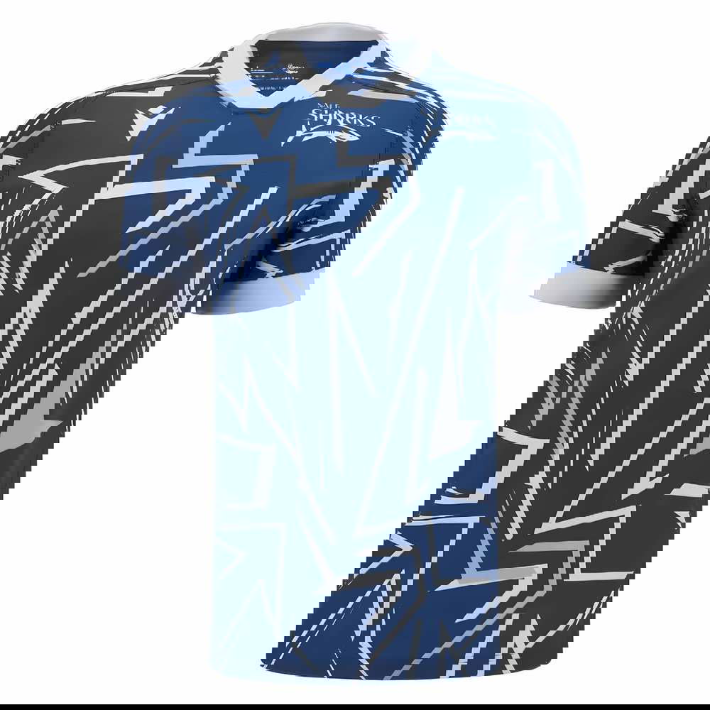 2024-2025 Sale Sharks Training Shirt (Blue) 2024-2025 Sale Sharks Training Shirt (Blue)