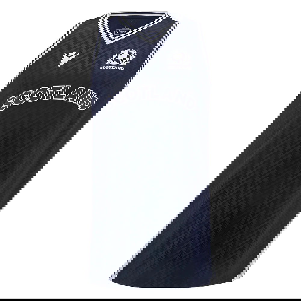 2024-2025 Scotland Rugby Basketball Singlet (Navy) - Kids 2024-2025 Scotland Rugby Basketball Singlet (Navy) - Kids
