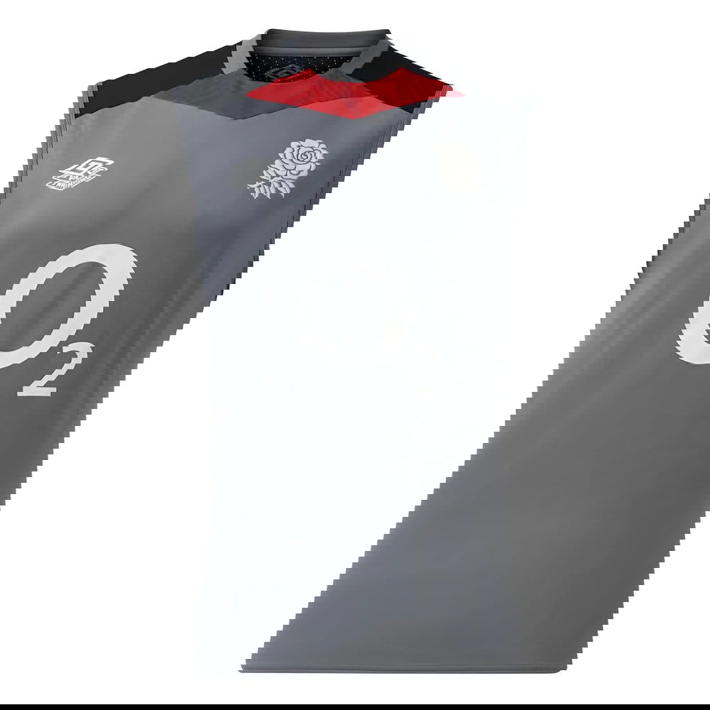 2024-2025 England Rugby Sleeveless Jersey O2 (Grey) 2024-2025 England Rugby Sleeveless Jersey O2 (Grey)