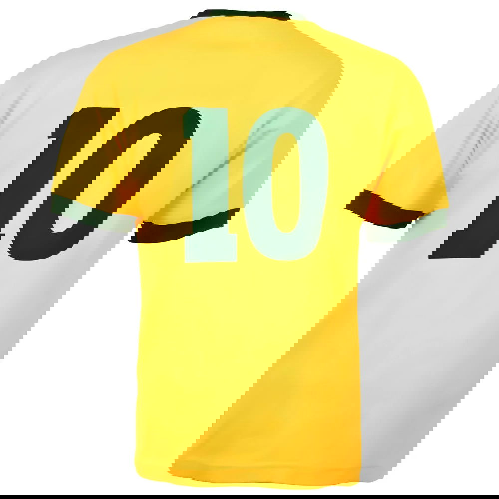Brazil 1970 World Cup Pele 10 Shirt Brazil 1970 World Cup Pele 10 Shirt