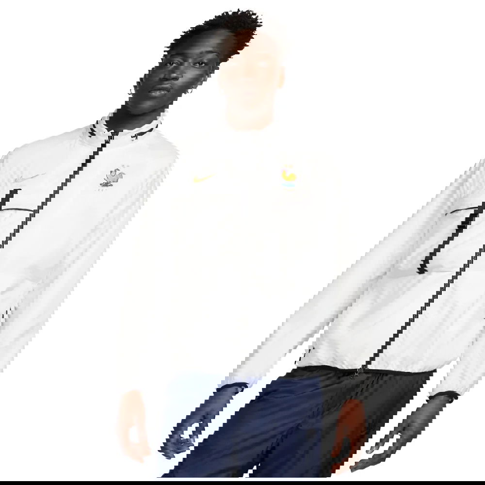 2024-2025 France Football Halo Jacket (White) 2024-2025 France Football Halo Jacket (White)
