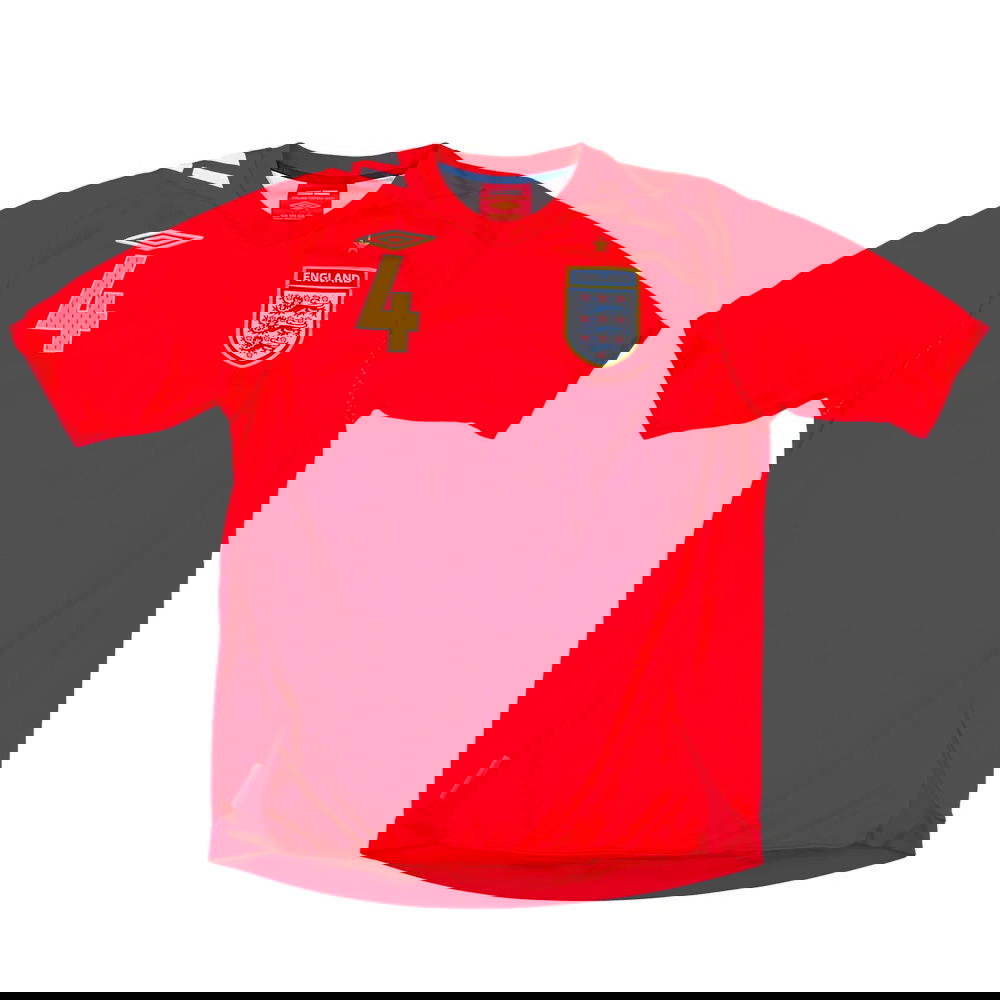 England 2006-08 Away Gerrard #4 (XXL) (Excellent) England 2006-08 Away Gerrard #4 (XXL) (Excellent)