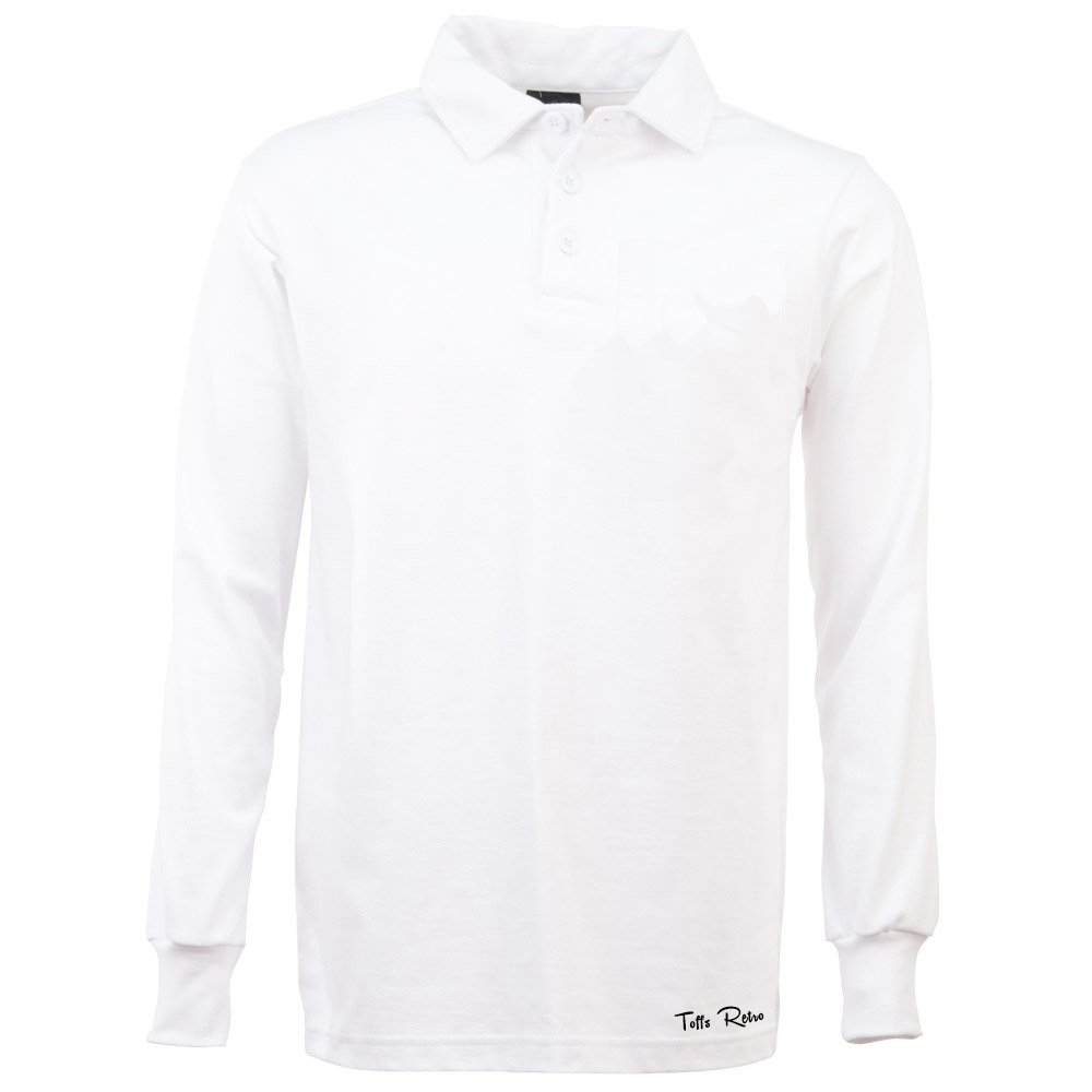 TOFFS Classic Retro Rugby White Long Sleeve Shirt TOFFS Classic Retro Rugby White Long Sleeve Shirt