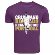 Cristiano Ronaldo Real Madrid T-Shirt (Purple) - Kids  Cristiano Ronaldo Real Madrid T-Shirt (Purple) - Kids