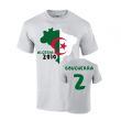 Algeria 2014 Country Flag T-shirt (bougherra 2)