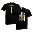 2012 Juventus Champions T-Shirt (Black) - Conte 1