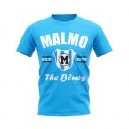 Malmo Established Football T-Shirt (Sky)  Malmo Established Football T-Shirt (Sky)