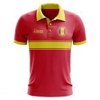 Andorra Concept Stripe Polo Shirt (Red)
