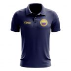 Colombia Football Polo Shirt (Navy)  Colombia Football Polo Shirt (Navy)