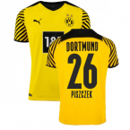 2021-2022 Borussia Dortmund Authentic Home Shirt (PISZCZEK 26)  2021-2022 Borussia Dortmund Authentic Home Shirt (PISZCZEK 26)