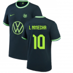 2022-2023 Wolfsburg Away Shirt (Kids) (L NMECHA 10)