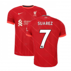Liverpool 2021-2022 Vapor Home Shirt (Kids) (SUAREZ 7)