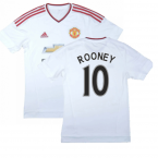 Manchester United 2015-16 Away Shirt ((Excellent) M) (Rooney 10)