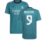 Real Madrid 2021-2022 Third Shirt (BENZEMA 9)