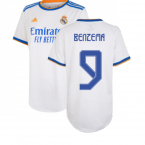 Real Madrid 2021-2022 Womens Home Shirt (BENZEMA 9)