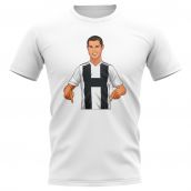 Cristiano Ronaldo Juventus Gunnerballz T-Shirt (White)