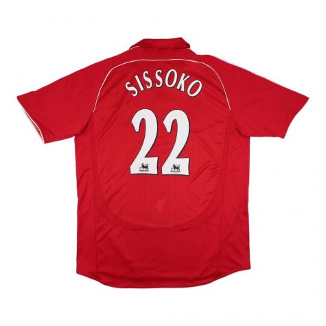 Liverpool 2006-08 Home Shirt (XL) (Sissoko #22) (Good)  Liverpool 2006-08 Home Shirt (XL) (Sissoko #22) (Good)