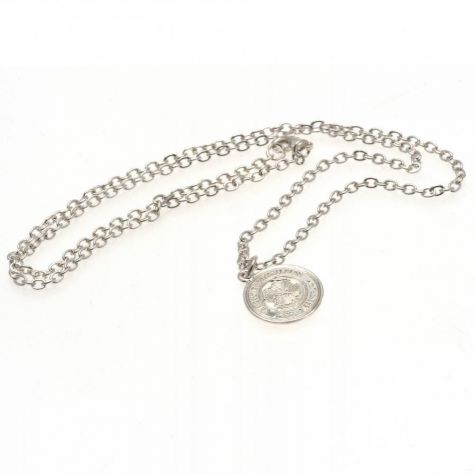 Celtic FC Silver Plated Pendant & Chain  Celtic FC Silver Plated Pendant & Chain
