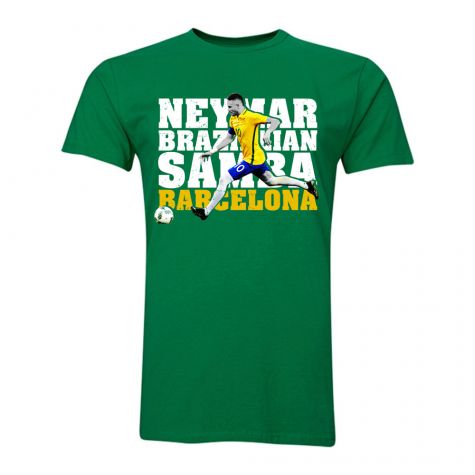 Neymar JR Brazilian Samba T-Shirt (Green)  Neymar JR Brazilian Samba T-Shirt (Green)