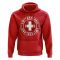 Switzerland Football Badge Hoodie (Red)  Switzerland Football Badge Hoodie (Red)