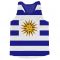 Uruguay Flag Running Vest