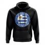 Uruguay Football Badge Hoodie (Black)  Uruguay Football Badge Hoodie (Black)