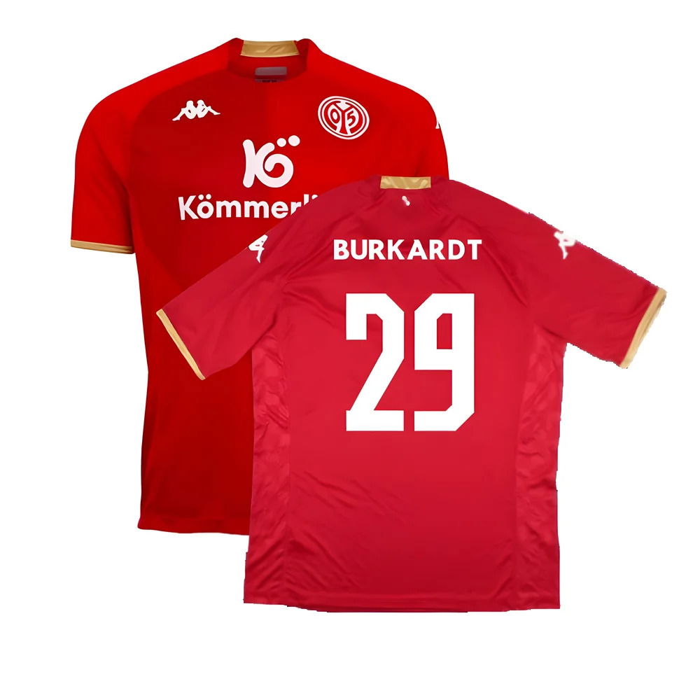 Mainz 2022-2023 Home Shirt (XL) (Burkardt 29) (Excellent) (Excellent) Mainz 2022-2023 Home Shirt (XL) (Burkardt 29) (Excellent) (Excellent)
