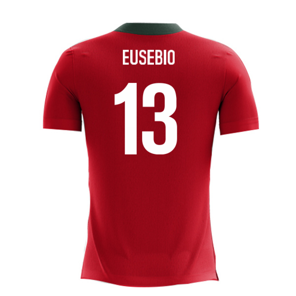 2023-2024 Portugal Airo Concept Home Shirt (Eusebio 13) - Kids