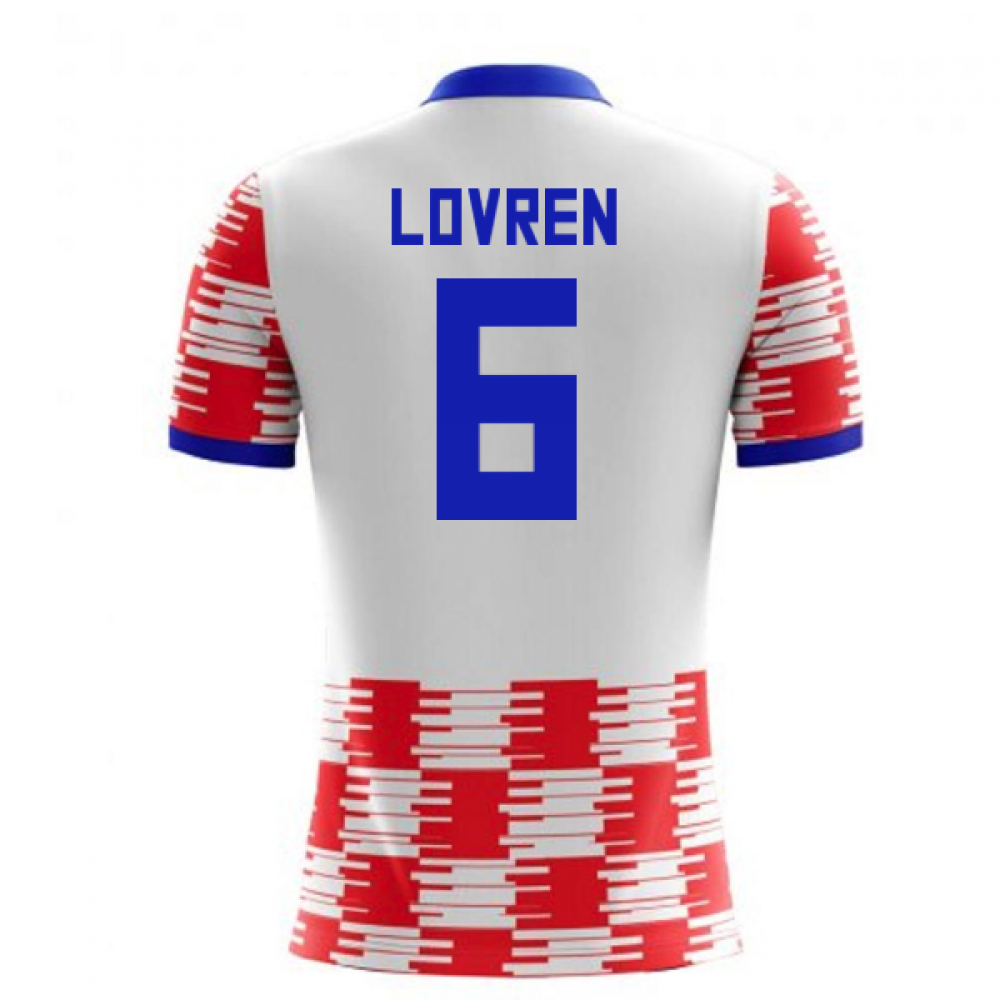 2023-2024 Croatia Home Concept Shirt (Lovren 6) - Kids